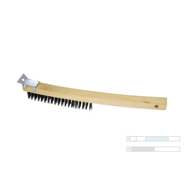 Escova com Raspador Aço Escova com Raspador Aço